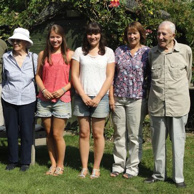 Margaret, Alexa, Lydia, Helen, Alex (Derry)
