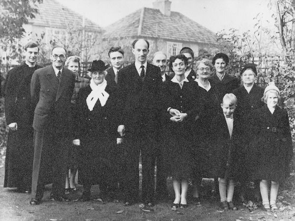 Brian Juden and Josette Juden, Wedding Day, 29th October 1955